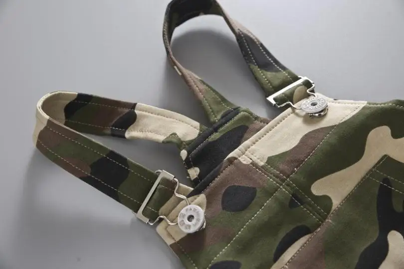 2019 летние детские комбинезоны Камуфляжный пояс штаны весенние новые хлопковые