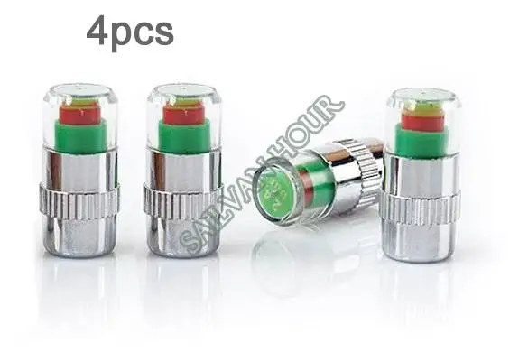 4 шт. авто давления в шинах монитор стержня клапана крышки датчика индикатор глаз