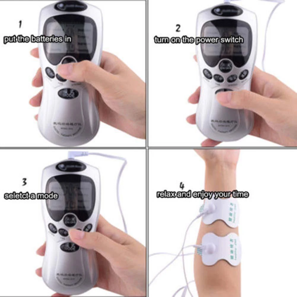 Мини Десятки машина Цифровая терапия всего тела Массажер облегчение боли