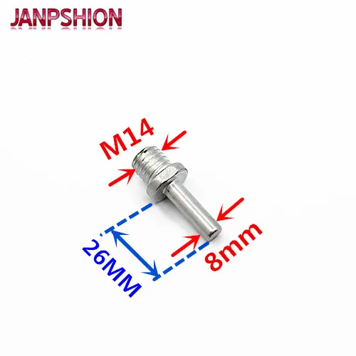 JANPSHION 5 шт. M14 / 150 мм 6 ''губка полировка воском набор полировальных колодок