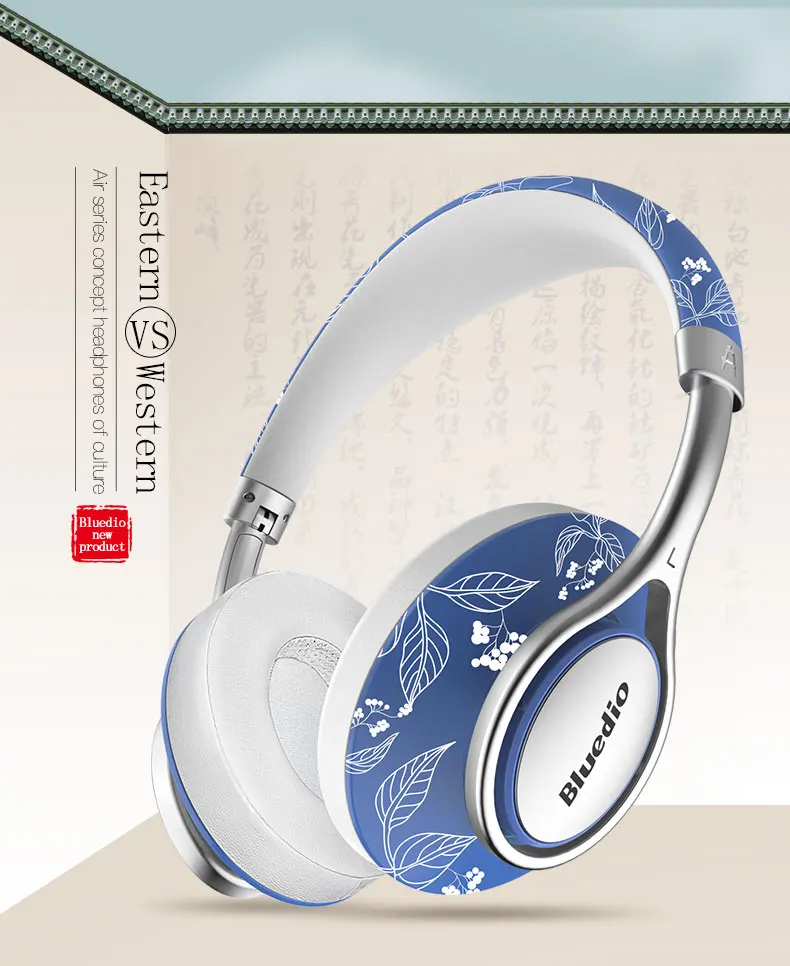 Оригинальная Bluetooth гарнитура Bluedio A2, сабвуфер, настоящая стерео Hi-Fi Спортивная Беспроводная музыкальная гарнитура для видеоигр