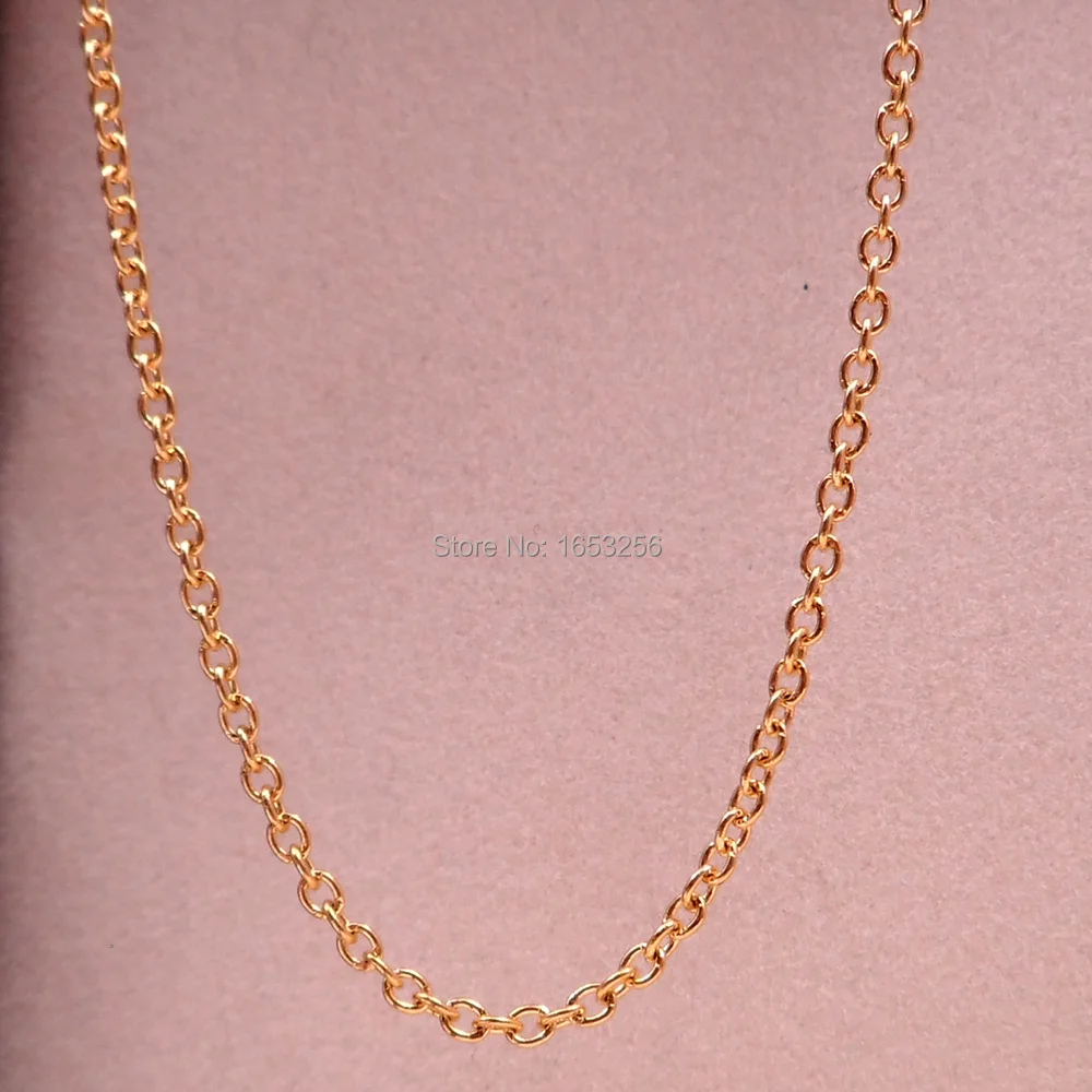 Цепочка из нержавеющей стали под золото 18 К 10 м тонкая 1 8 мм|oval chain|chain diyjewelry finding |