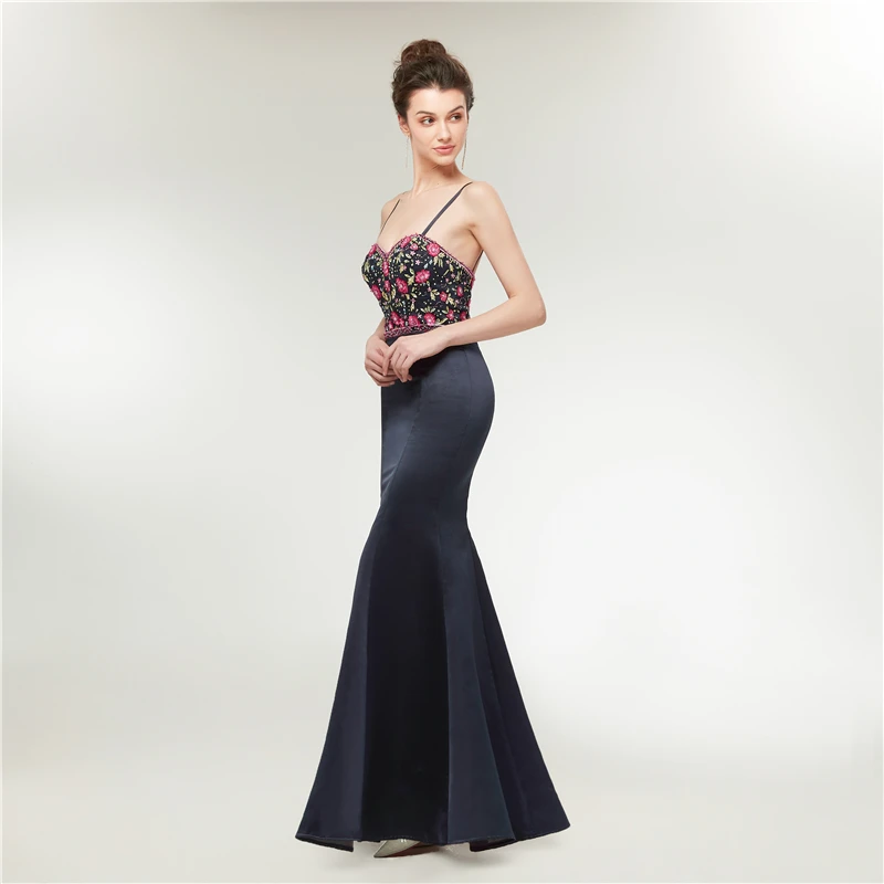 Forevergracedress вечерние платья черного цвета 2019 милая изящная Русалка большие размеры