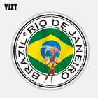 YJZT 12,5 см * 12,5 см Стайлинг автомобиля Бразилия Рио-де-Жанейро Кузов мотоцикла автомобиля наклейка 6-2700