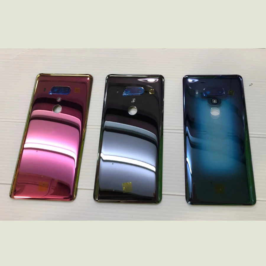 Оригинальная сборка 6 0 дюйма для HTC U12 + plus Крышка батарейного отсека стеклянная