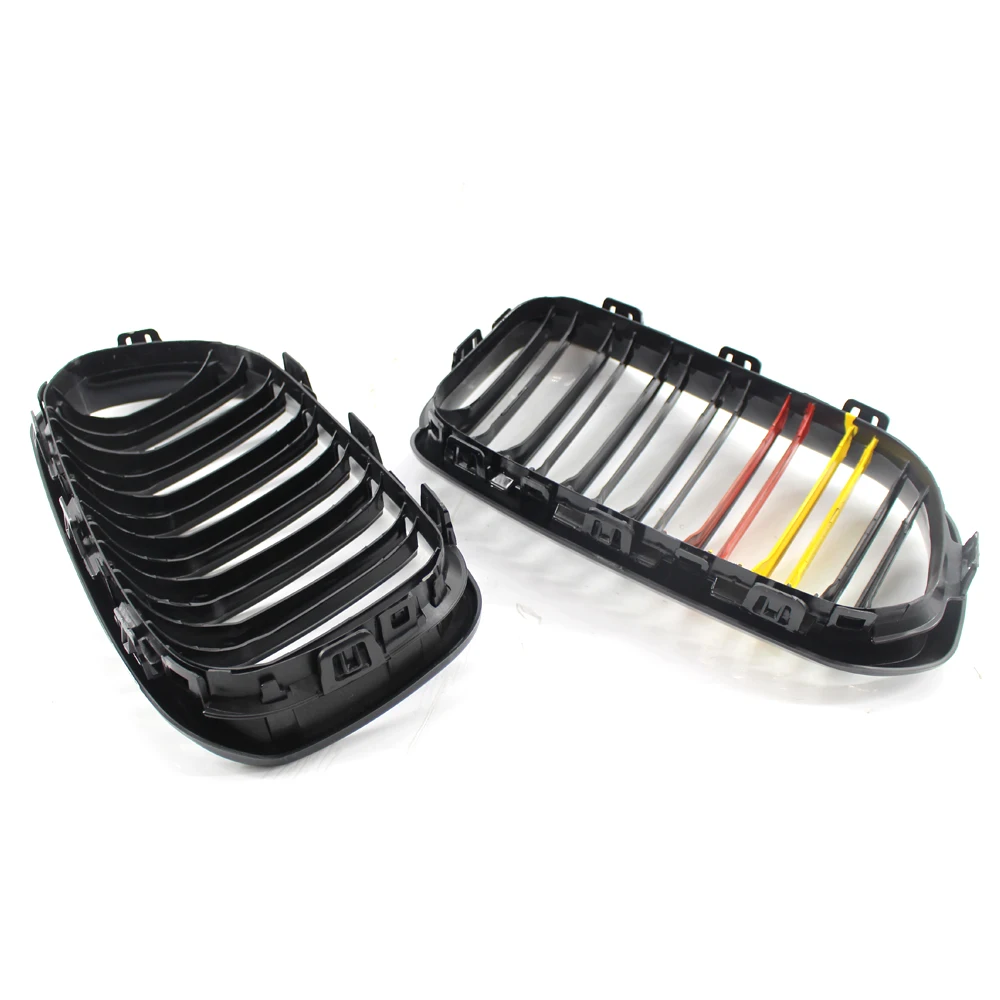 1 pairs Good quality Gloss Black For BMW 1-Series F20 F21 LCI Front Grill M135i | Автомобили и мотоциклы