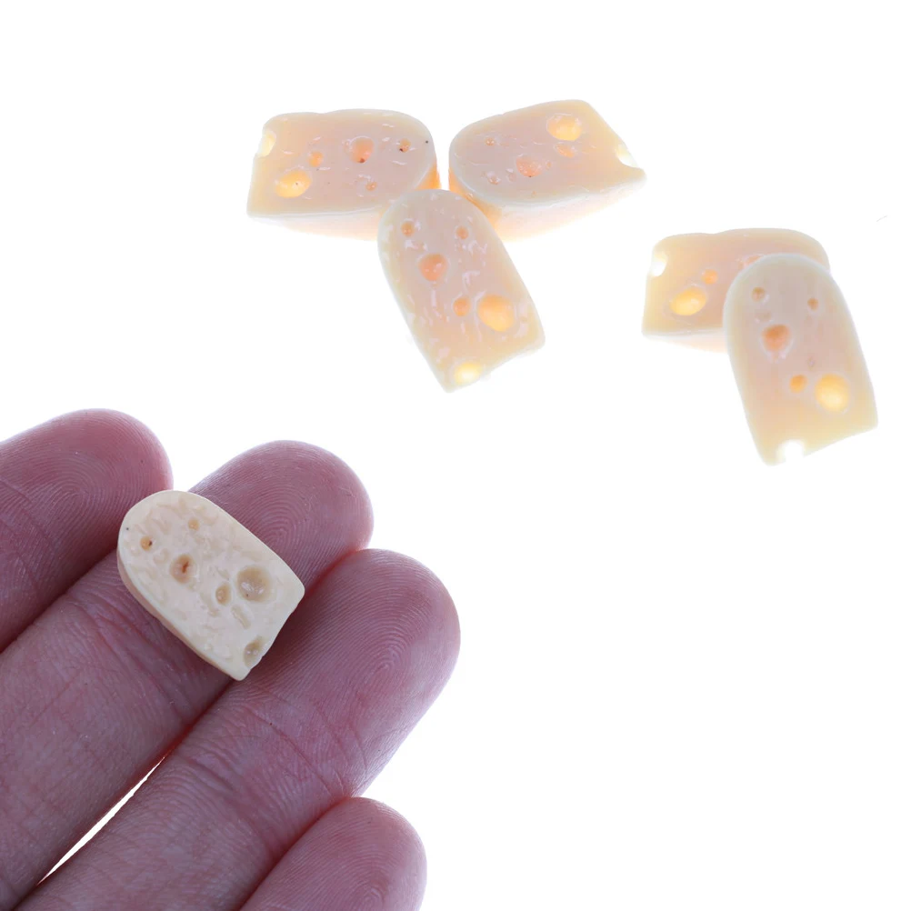 

Wholesale 5Pcs/lot Classic Toy Cheeses TOY Mini Simulation Food For Doll Kids Kitchen Toys Dollhouse Miniatures