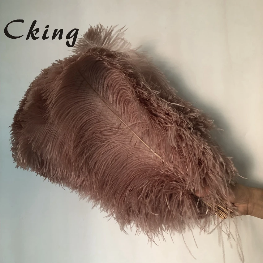 30 шт. пушистые розовые страусиные перья из натуральной кожи 24-26 дюймов | Дом и сад