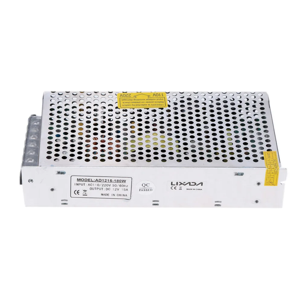 LIXADA AC 110 В/220 В к DC 12 15A 180 Вт напряжение трансформатор переключатель питания для