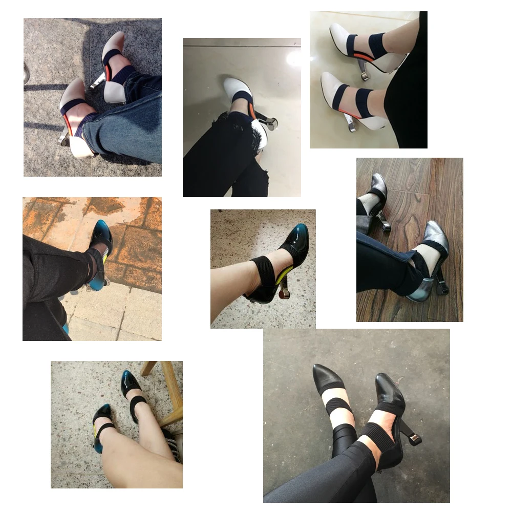 Туфли D'Oray на каблуке абрикосового цвета с круглым носком туфли высоком