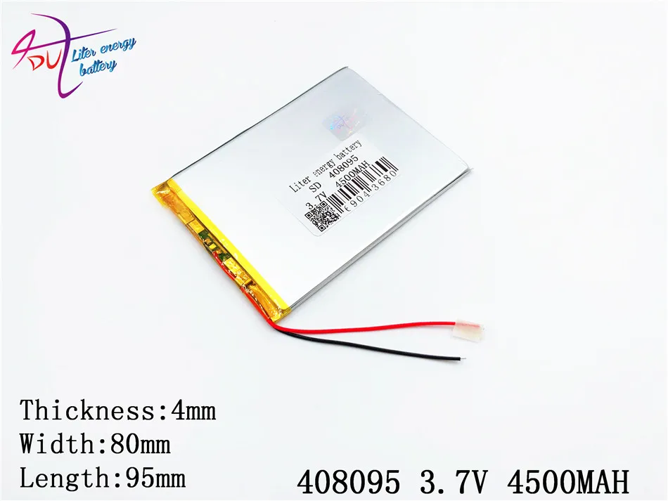 Литровый аккумулятор 408095 3 7 В 4500 мАч P75A кабель lixin s16 планшет VX545HD P76TI большая