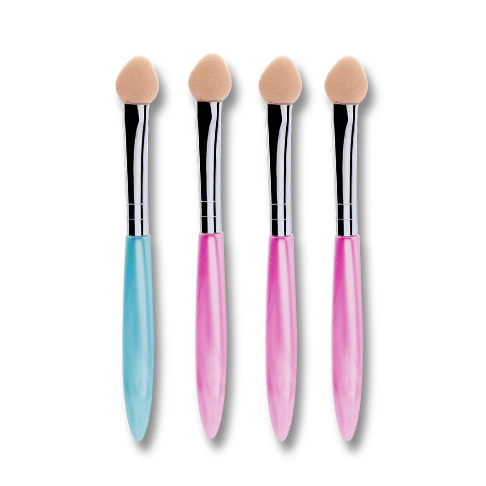 Случайный цвет! 4 шт аппликатор для теней век Pro губка с двойным концом