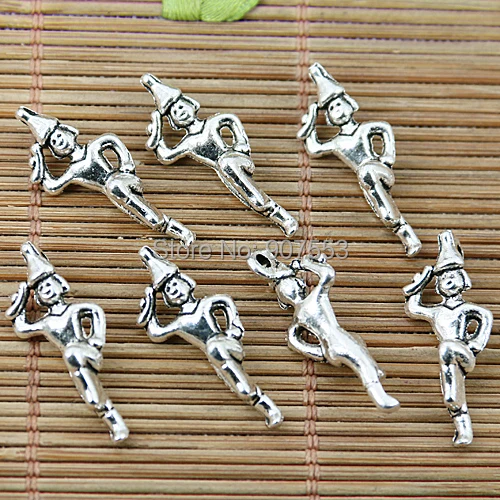 

34pcs Tibetan silver beautiful dancer charms EF1880