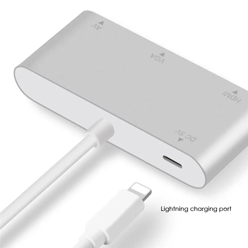 Новое высокое качество HDTV OTG кабель для Iphone к HDMI, VGA, AV аудио-видео адаптер для iPhone X/XS/8 P/8/7 P для iPad Air/Mini/iPod