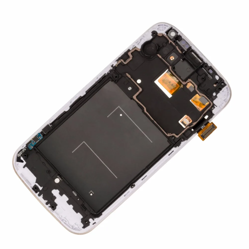 20 шт./лот S4 i9500 ЖК-дисплей для SAMSUNG Galaxy с рамкой GT-i9505 i9505 i9506 i9515 i337 сенсорный экран