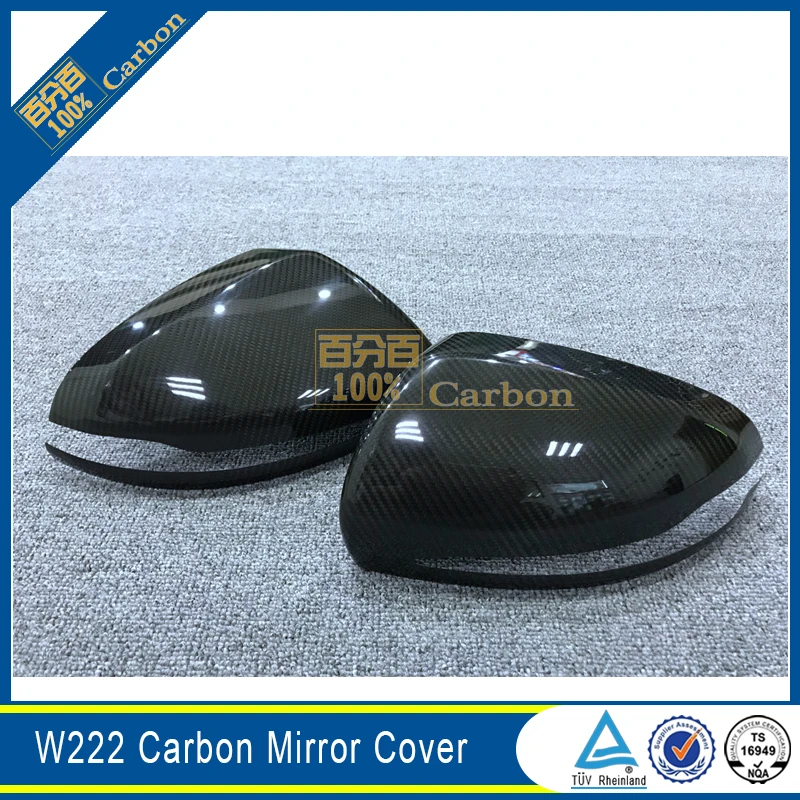 Для Mercedes W205 X205 W222 W213 Крышка для зеркала из углеродного волокна Cap RHD|carbon fiber mirror