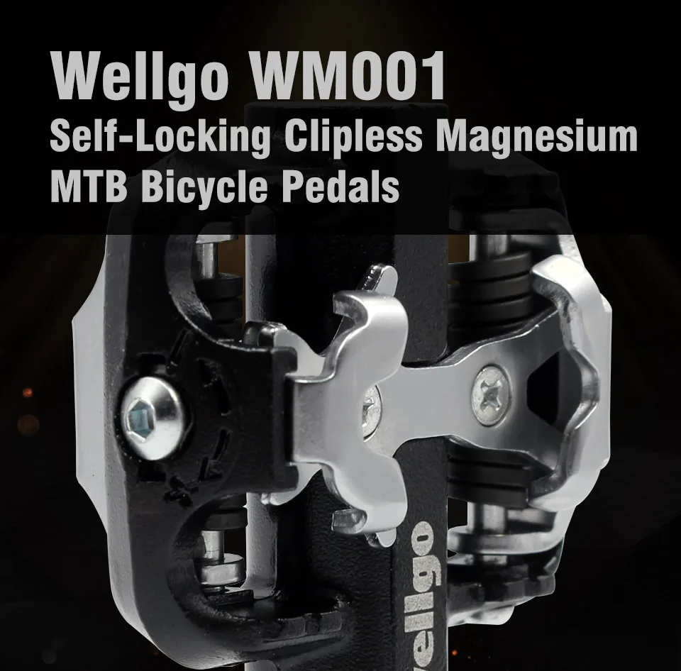 Wellgo WM001 велосипедные педали, ультралегкие велосипедные педали для горного велосипеда, велосипедные складные велосипедные подножки, педали mtb