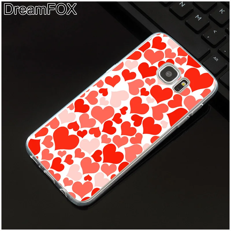 DREAMFOX M326 модный Мягкий ТПУ силиконовый чехол с сердцем для samsung Galaxy Note S 7 8 9 10 10e 11 11e