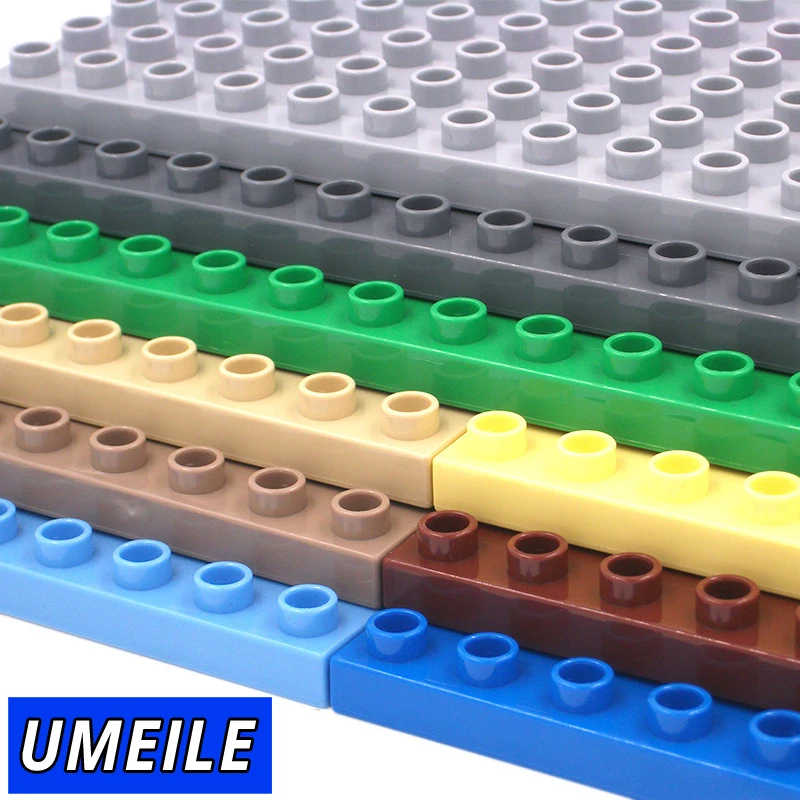 UMEILE 4 шт. 8*16 точек 25 6*12 5 см большие частицы строительные блоки классические