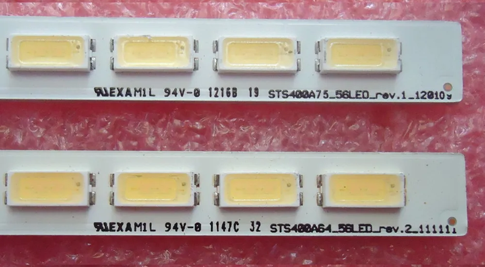 5 шт./лот LJ64 03514A Светодиодная лента 2012SGS40 7030L 56 REV 1 0 шт. светодиодный 493 мм|Эффект