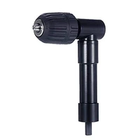 8mmhex shank right angle keyless chuck impact drill bend extension right angle drill attachment 90 degree cordless drill adapter