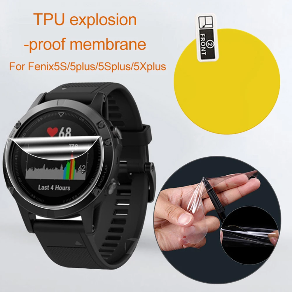 New Arrival 3Pcs Shatterproof TPU Screen покровитель for Garmin Fenix 5/5 Plus/5S/5S Plus/5X | Электроника