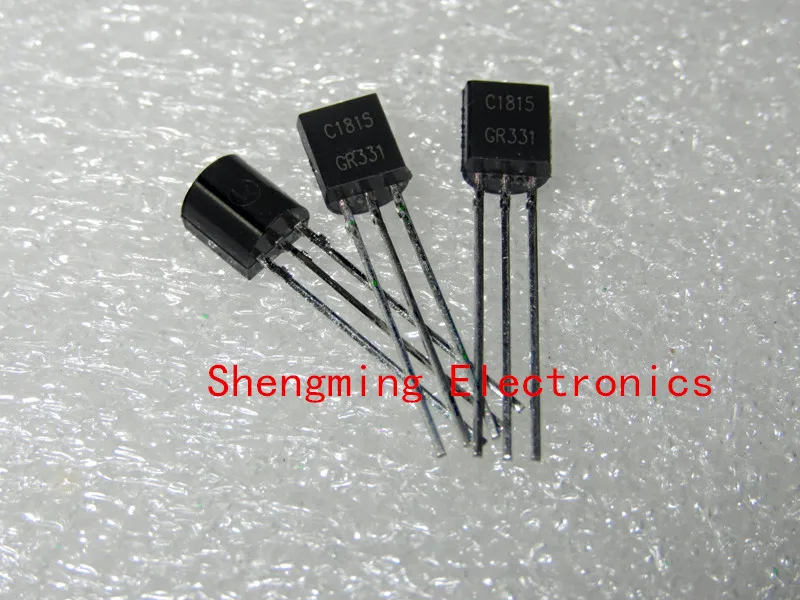 Транзисторы 2SC1815 C1815 TO-92 NPN 50V 0.15A 100 шт. | Электронные компоненты и принадлежности