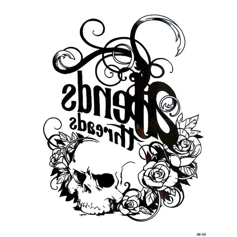 Тату с длинными рукавами для мужчин наклейки фальш-накладкой на ноги временными