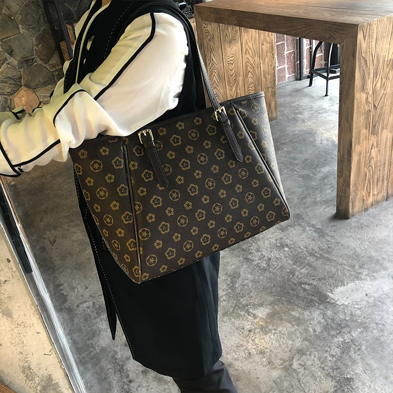 Новые модные женские вместительные сумки на одно плечо из искусственной кожи, дизайнерские сумки, женские дорожные сумки для покупок
