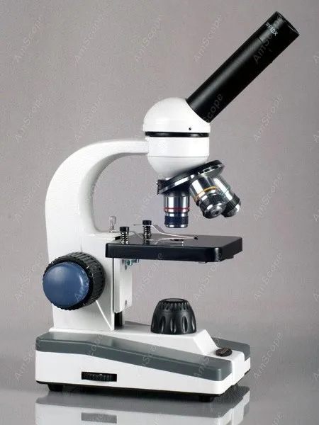 Студенческий микроскоп Focus Science AmScope 40X 1000X светодиодный крупный и тонкий фокус