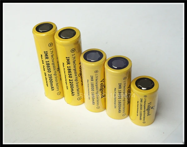 Перезаряжаемые литий ионные аккумуляторные батареи Voligood IMR 18650 20A 2200mAh 3 7 V|imr 18650|cell