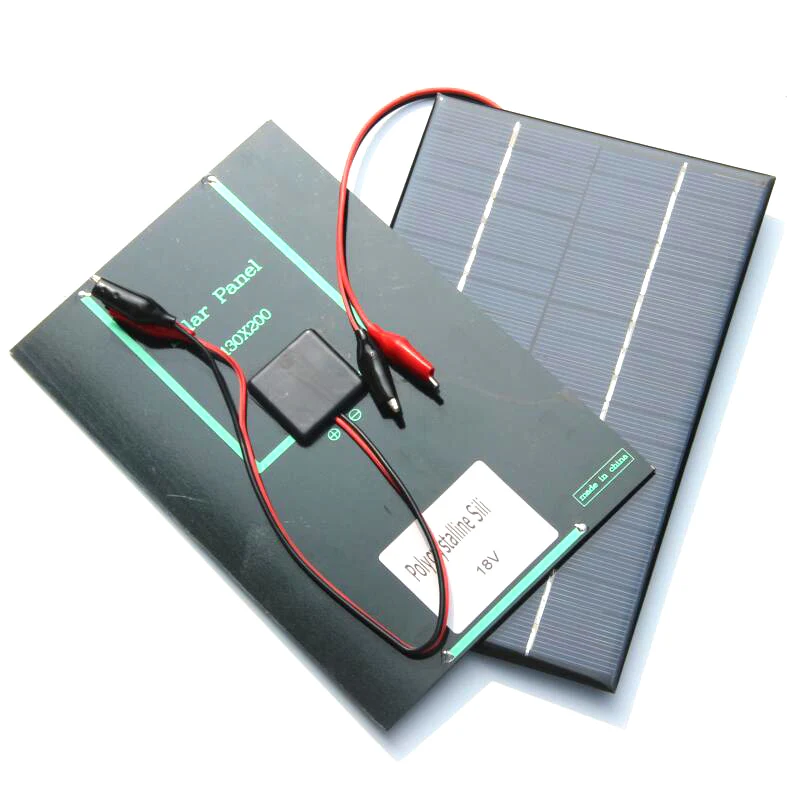 Лучшие предложения 4 2 W 18V солнечная батарея поликристаллическая панель +