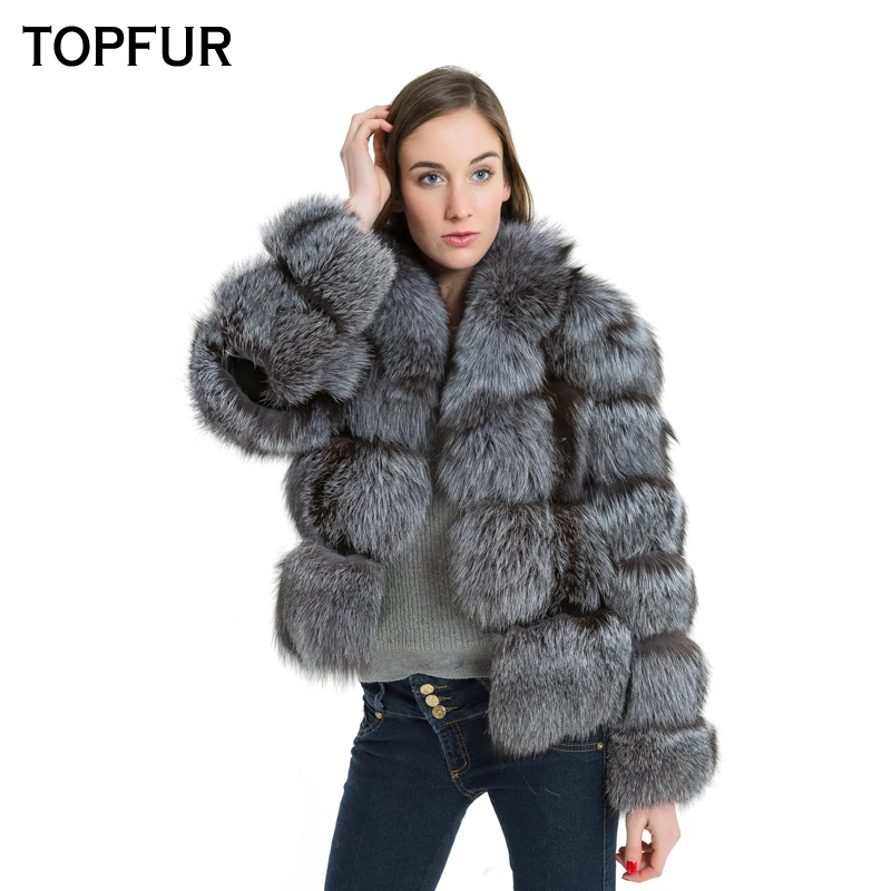 TOPFUR 2020 Новое поступление высококачественное пальто из натурального Меха