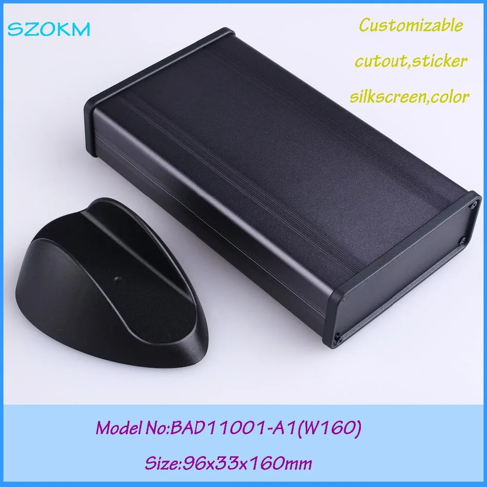 Алюминиевые корпуса для электронных приборов коробка 1 шт. 96*33*160 мм szomk