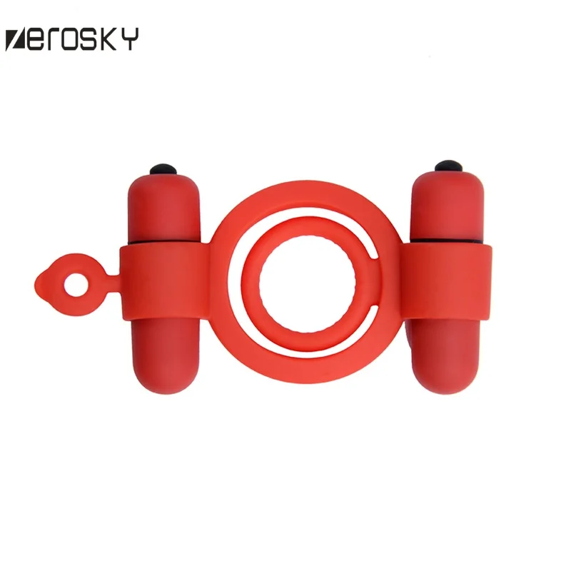 Zerosky Chastity Lock Male Prostate Massager Anal Penis Ring Silicone Vibrating Butt Plug Cock Sex Toys for Men | Красота и здоровье