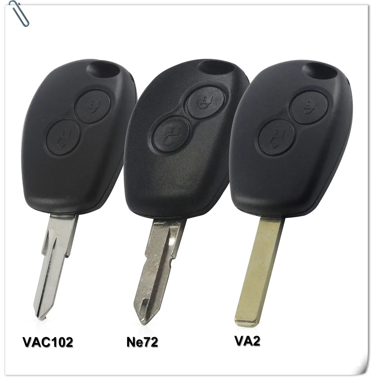 Jingyuqin для Renault Megan модус Клио модус Kangoo Logan Sandero Duster для Nissan Almera удаленный Автомобильный ключ чехол 2 кнопки