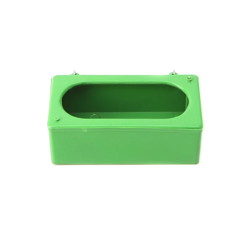 OOTDTY зеленая пищевая вода пластиковая чаша чашки попугай птица голуби чашка для