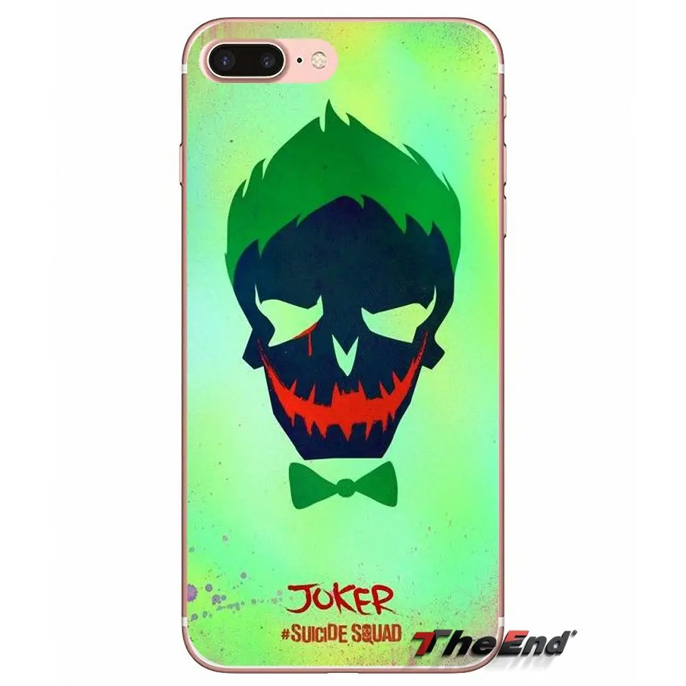 Suicide Squad Joker Movie Poster Soft Case For Samsung Galaxy Note 3 4 5 Grand Core Prime S3 S4 S5 MINI S6 S7 edge S8 S9 Plus | Мобильные