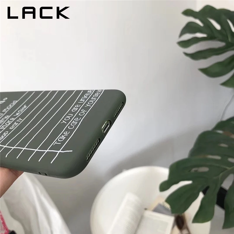 LACK Cartoon Phone Case For iphone XS Max Cover XR X 6 6S 7 8 Plus Fashion INS Style Note Art Pattern Cases |