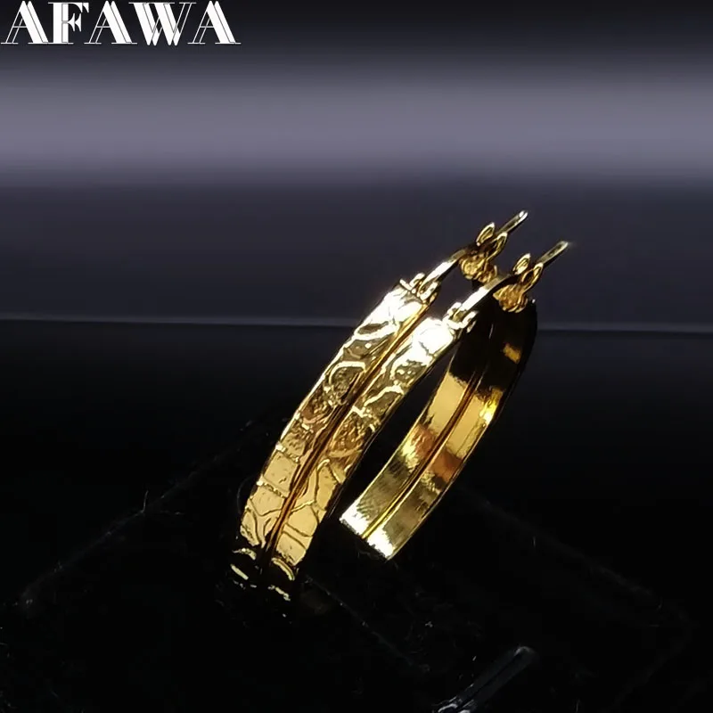 Серьга-Кольцо из нержавеющей стали серьги для женщин аксессуары в стиле стимпанка большой золотистый цвет, круглый серьги ювелирные изделия pendientes Аро E612621