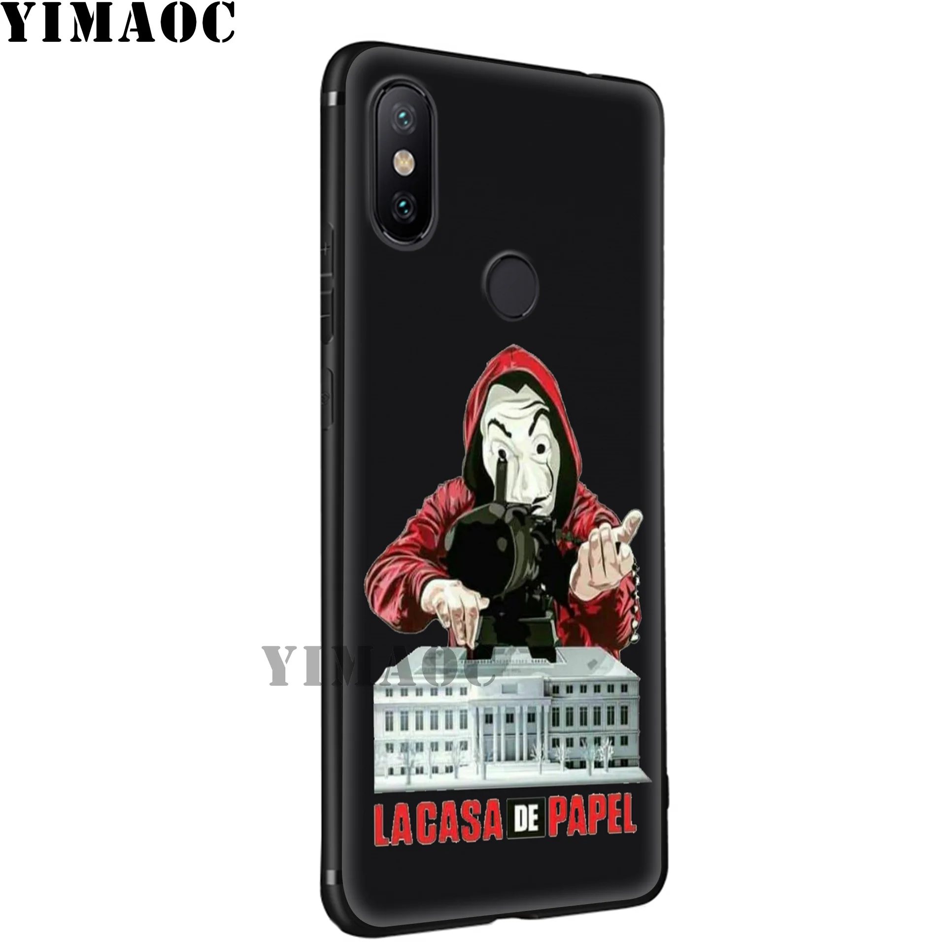 YIMAOC La Casa De Papel Soft Case for Xiaomi Mi 9T 9 8 Se 6 MAX 3 A1 A2 Lite MiA1 MiA2 CC9E CC9 6X 5X POCOPHONE F1 |