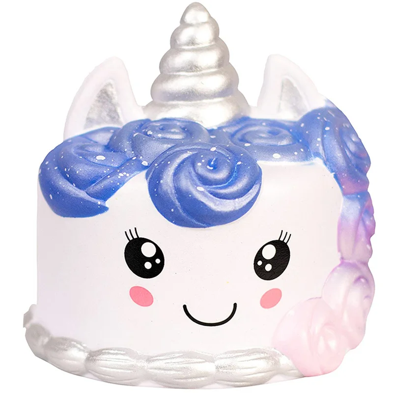 Unicorn Cake Jumbo Princess Squishy Unicorn Белоснежка Кукла каваи медленно поднимающийся мягкий хлеб ароматическая сжимающая Игрушка снятие стресса Забавный Подарок для ребенка - Цвет: Unicorn Cake