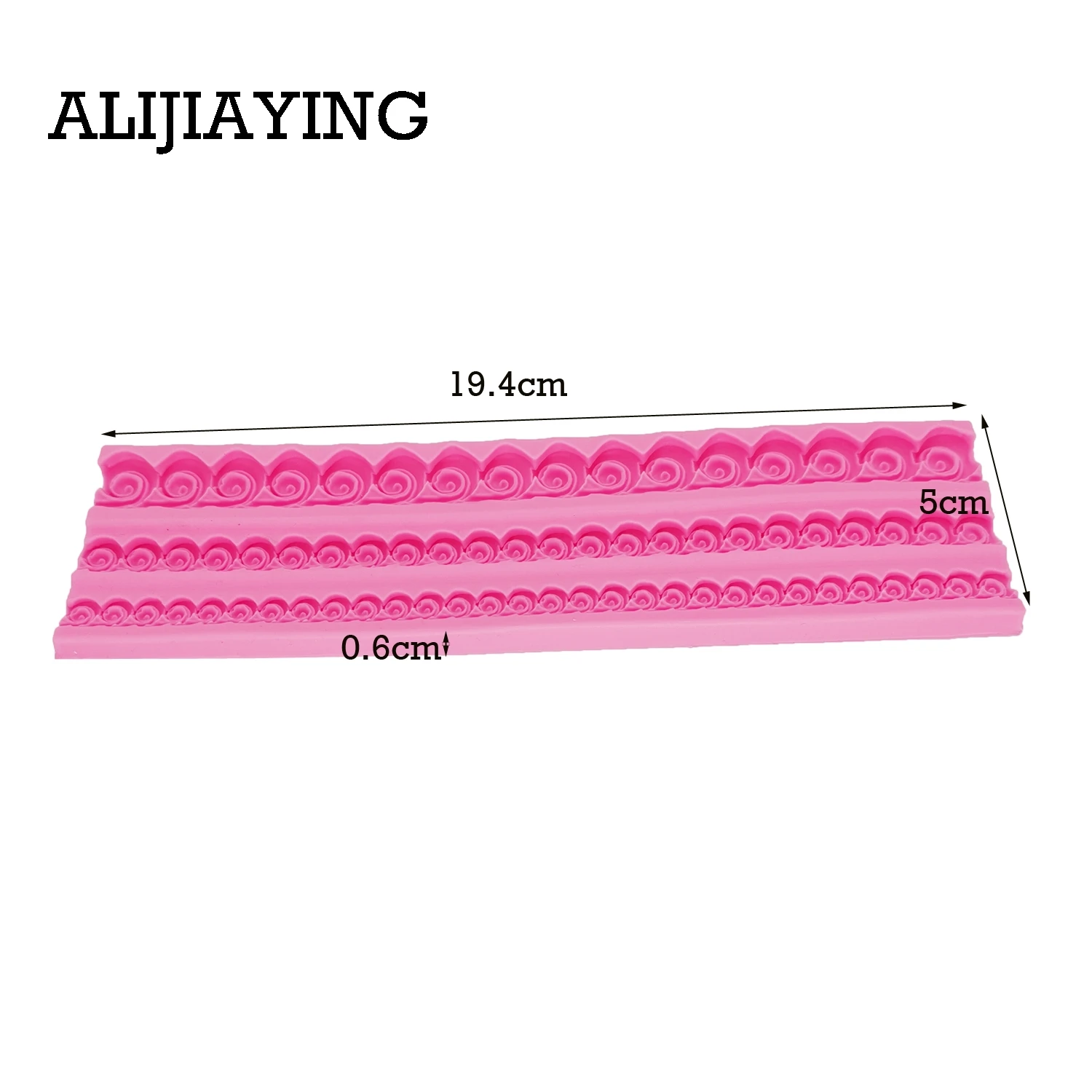 Лента M1301 с кружевным волнистым узором рельефная форма для морской воды