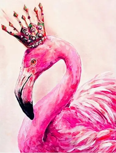 Flamingo 7 Luovisem 5D Diy Алмазная картина Фламинго Алмазная вышивка крестиком Цветочная Алмазная мозаика со стразами Фламинго домашний декор - Цвет: Flamingo 7