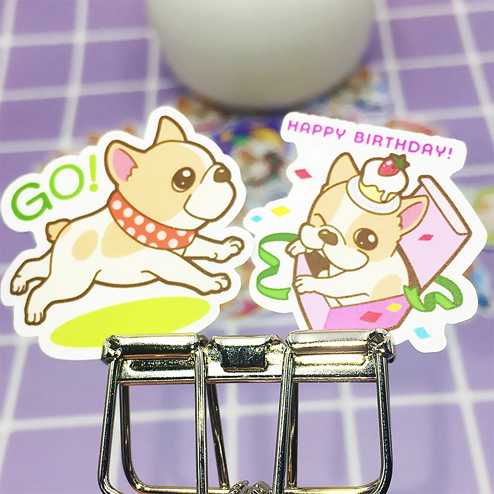 20 / 40 шт. декоративные наклейки в виде французского бульдога|Канцелярские