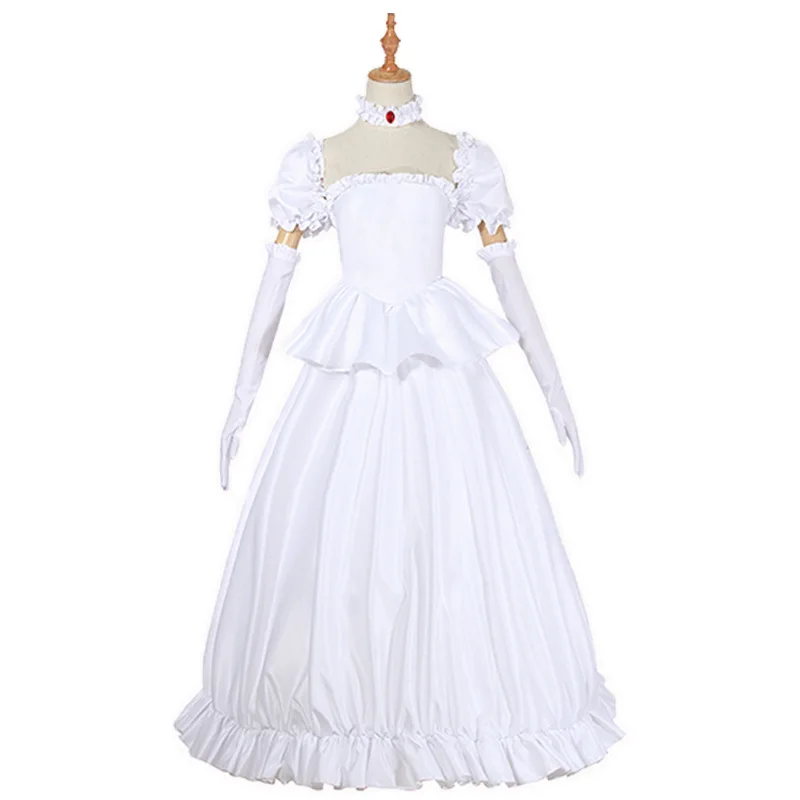 2019 Boosette Косплей Костюм боузетт косплей принцесса Купа белый костюм женское