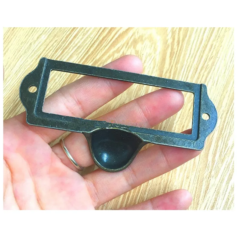 

Bulk Bronze Vintage Alloy Kitchen Drawer Cabinet Door Handle Furniture Knobs Cupboard Antique Shell Pull Handles,Card Holder