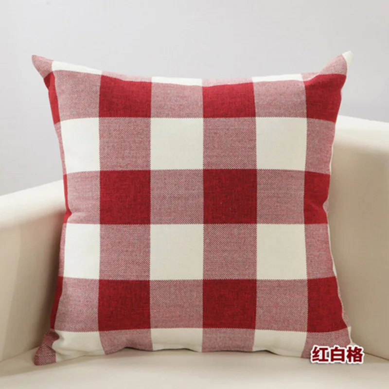 Задняя подушка Комфортно Белье Хлопок Автокресло мода кафе Декоративные решетки