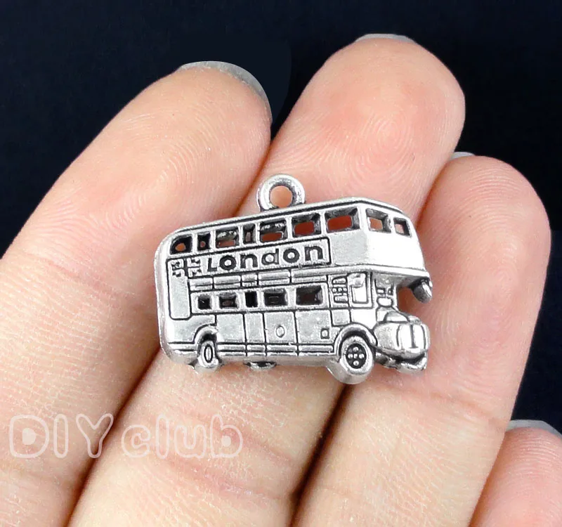 30 шт. подвеска в виде двухслойного автобуса | Украшения и аксессуары