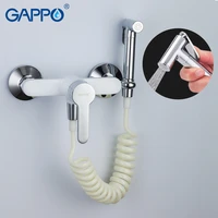 gappo white bidet faucet handheld shower bathroom bidet spray muslim shower washer tap mixers wall mount ducha higienica